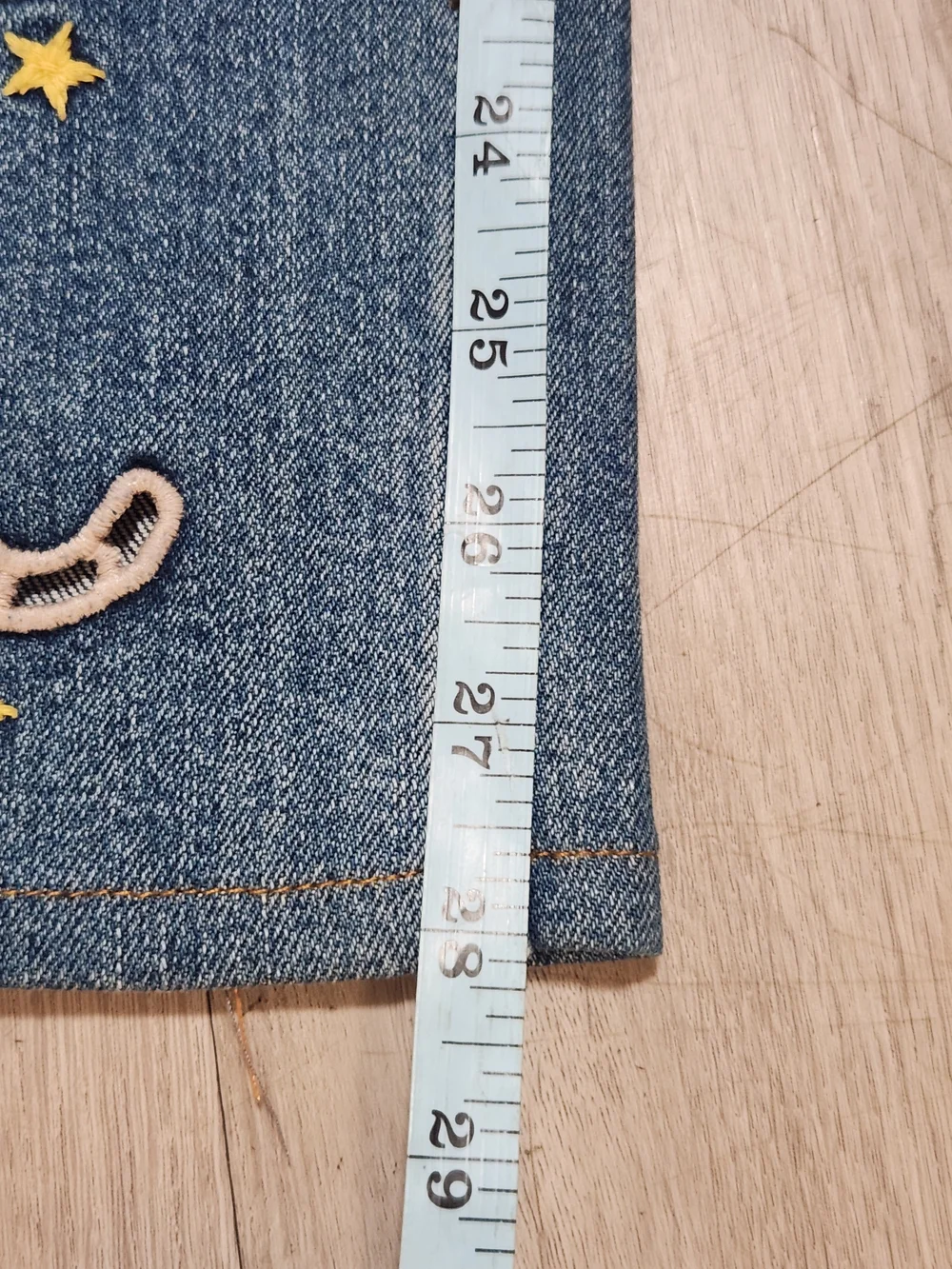 ✨ Johnny Was Boho Embroidered Straight Leg Jeans 29 - Picture 5 of 11